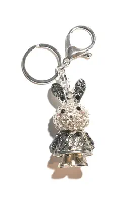 porte-cle lapin Noir