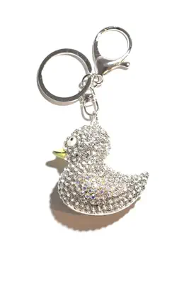 porte-cle canard multicolore