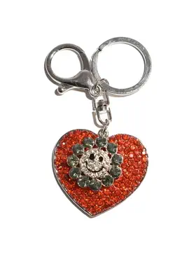 porte-cle coeur Rouge