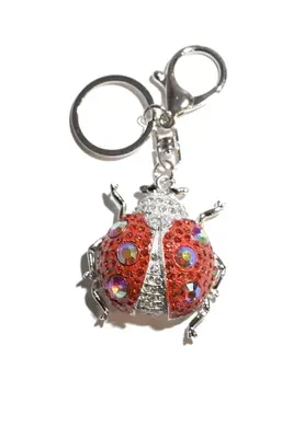 porte-cle coccinelle Rouge