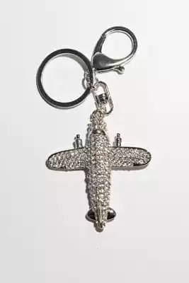 porte-cle avion Argent