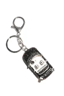 porte-cle voiture Noir