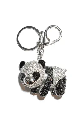 porte-cle panda Noir P2AF8 