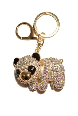 porte-cle panda Or