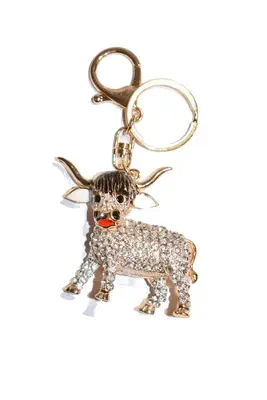 porte-cle la vache Or