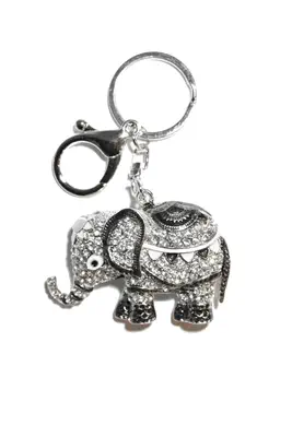 porte-cle elephant multicolore
