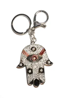 porte-cle main de Fatma multicolore