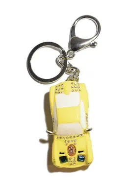 porte-cle voiture Jaune