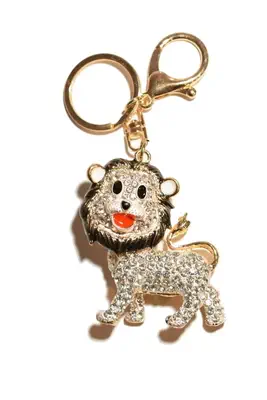 porte-cle lion Or