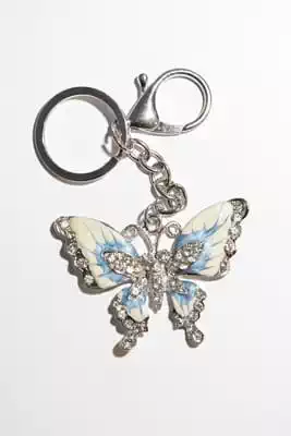 porte-cle papillon multicolore