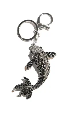 porte-cle poisson multicolore