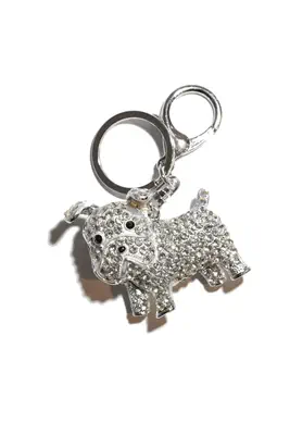 porte-cle chien multicolore