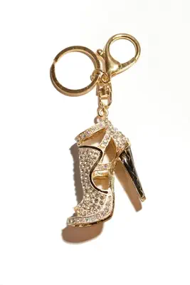 porte-cle chaussure escarpin multicolore