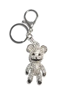 porte-cle ourson multicolore