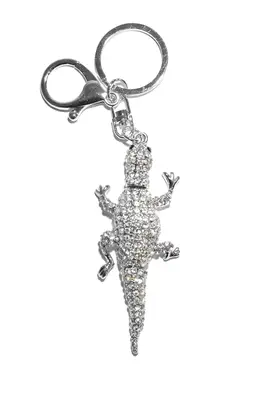 porte-cle crocodile multicolore