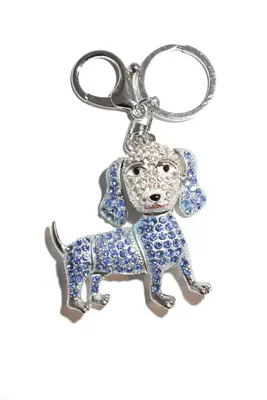 porte-cle chien multicolore