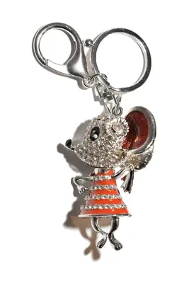 porte-cle souris multicolore