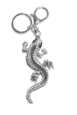 porte-cle salamandre multicolore