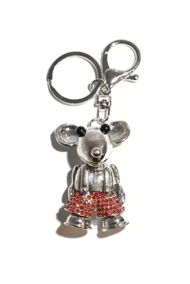porte-cle souris multicolore