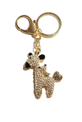 porte-cle chien multicolore