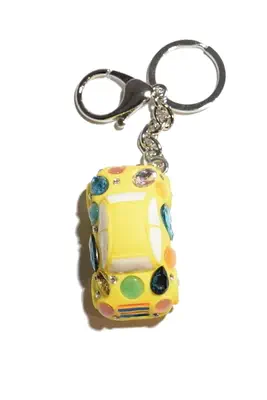 porte-cle voiture multicolore