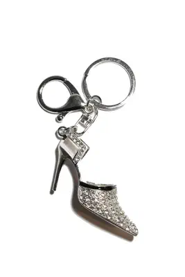porte-cle chaussure escarpin multicolore