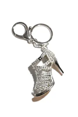 porte-cle chaussure escarpin multicolore