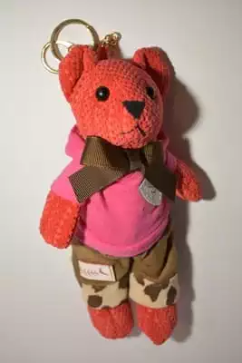 nounours ourson déshabillable multicolore