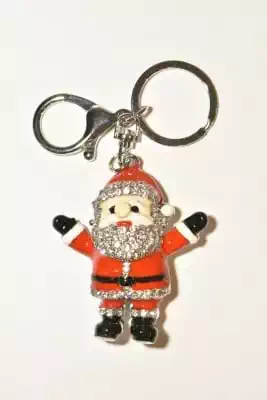 porte-cle Père Noël multicolore