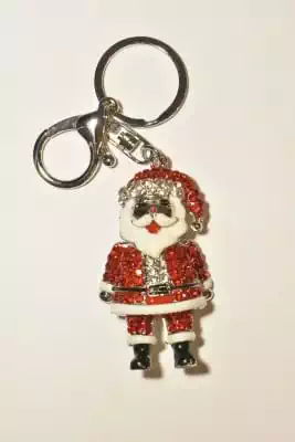 porte-cle Père Noël multicolore