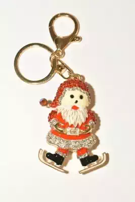 porte-cle Père Noël multicolore