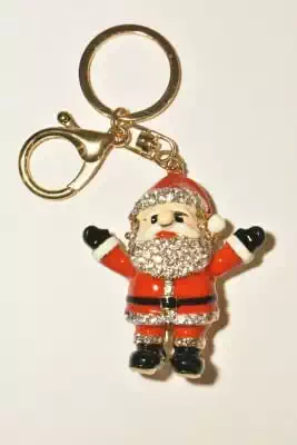 porte-cle Père Noël multicolore