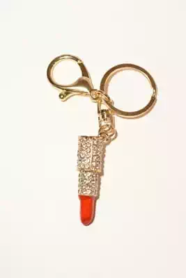 porte-cle rouge a levres multicolore