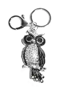 porte-cle hibou chouette multicolore