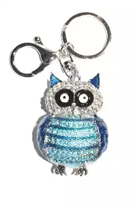 porte-cle hibou chouette multicolore