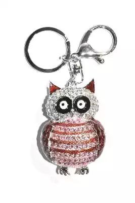 porte-cle hibou chouette multicolore