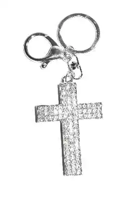 porte-cle croix multicolore
