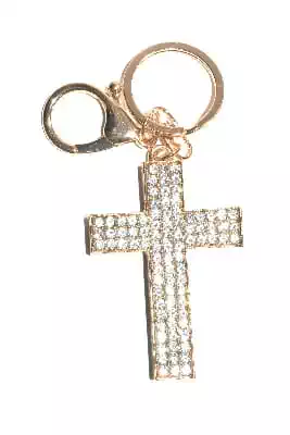 porte-cle croix multicolore