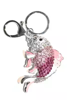 porte-cle poisson multicolore
