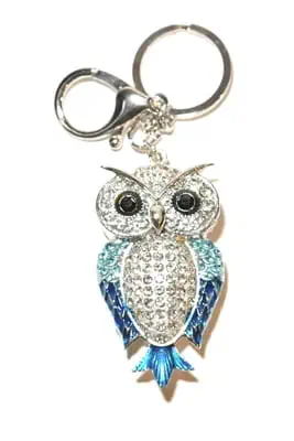 porte-cle hibou chouette multicolore