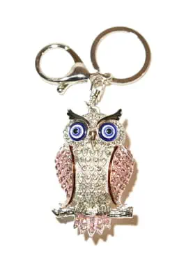 porte-cle hibou chouette multicolore