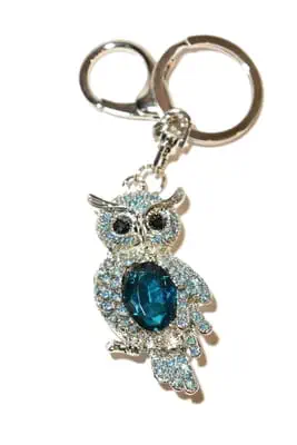 porte-cle hibou chouette multicolore