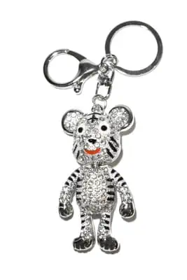 porte-cle tigre multicolore