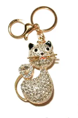 porte-cle chat multicolore