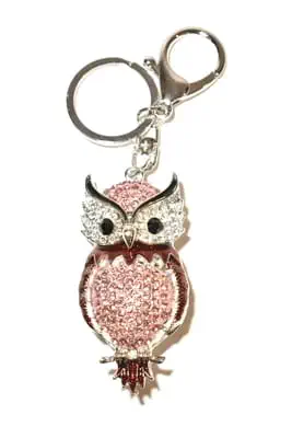 porte-cle hibou chouette multicolore
