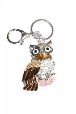 porte-cle hibou chouette multicolore
