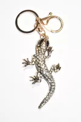 porte-cle lezard multicolore