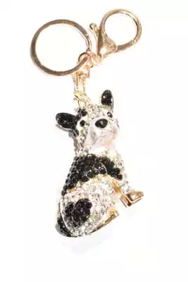 porte-cle chien multicolore