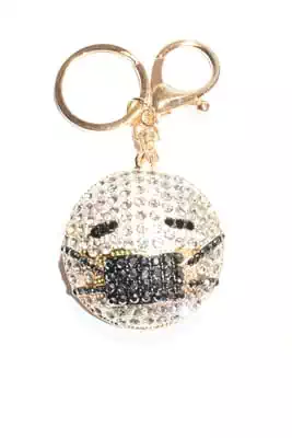 porte-cle masque multicolore