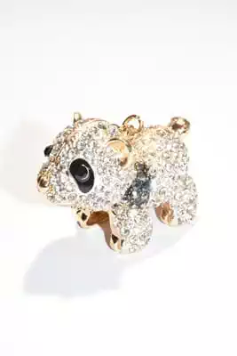 porte-cle panda multicolore